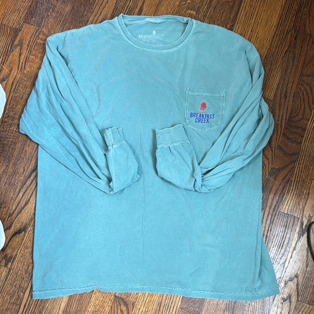 Men's Blue Long Sleeve Shirt
